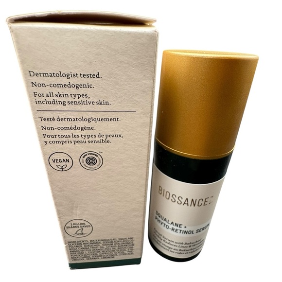 NIB Biossance Squalane + Phyto-Retinol Serum - Full size - Picture 4 of 8